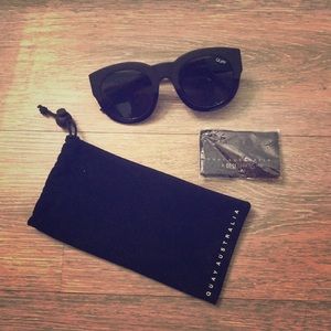 Quay Australia Sunglasses If Only Black